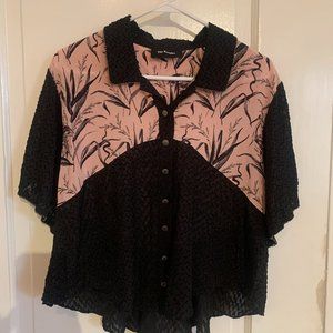 The Kooples Short Sleeve Blouse